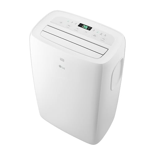 LG 7,000 BTU Portable Air Conditioner, 115V, Cools 300 Sq.Ft. (12' x 25' Room Size), Portable Air Conditioner for Home with Quiet Operation, LCD Remote Control, and Window Installation Kit, White