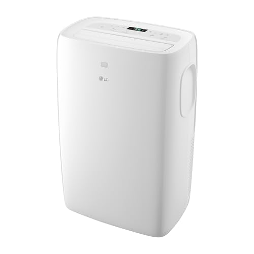 LG 7,000 BTU Portable Air Conditioner, 115V, Cools 300 Sq.Ft. (12' x 25' Room Size), Portable Air Conditioner for Home with Quiet Operation, LCD Remote Control, and Window Installation Kit, White