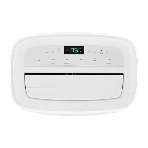 LG 7,000 BTU Portable Air Conditioner, 115V, Cools 300 Sq.Ft. (12' x 25' Room Size), Portable Air Conditioner for Home with Quiet Operation, LCD Remote Control, and Window Installation Kit, White