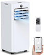Portable Air Conditioners 16,000-Btu, 5-in-1 Wifi Portable AC Unit with APP, Smart Air Conditioner Up to 750 Sq.Ft with Fan & Dehumidifier, Remote, 24H, 36dB Quiet, Window Kits for Large Room Indoor