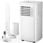 Portable Air Conditioner 8000 BTU, Remote Control, Fan Mode, Cools 350sq. ft, 24 Hour Timer, Quiet Operation,Window, 2 Fan Speed for Bedroom Office Home Dorm