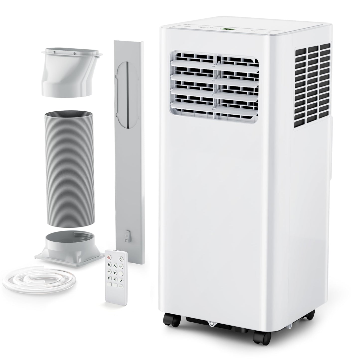 EUHOMY 10000 Btu Portable Air Conditioners, 4 in 1 Portable AC with Cool, Dry, Fan, Sleep Modes, Room Air Conditioners with 52dB & 24H Timer, with Remote, for Bedroom, Rooms, Apartment up to 450 Sq.Ft