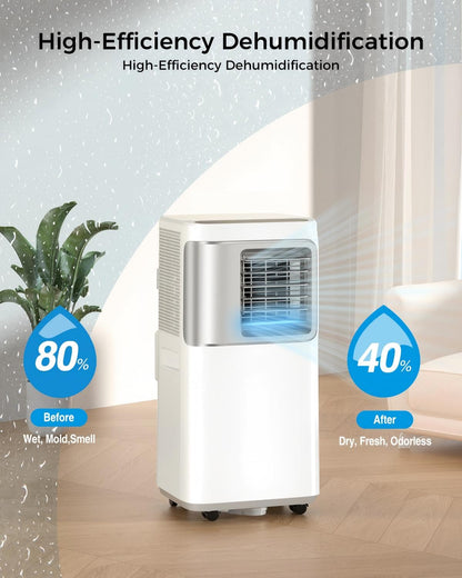 Portable Air Conditioners 16,000 Btu AC Unit 5 in 1 Wifi Smart Air Conditioner with APP, Fan & Dehumidifier, Remote, 24H, Window Kits Included Cooling for Large Room Indoor